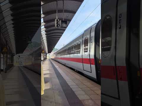 ICE train to Munich arriving at Ulm #trainlover #germany #train