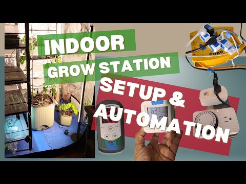 COMPLETE GUIDE:  INDOOR GROW STATION set up and automation!