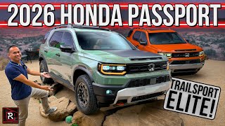 The 2026 Honda Passport Trailsport Is An Elite Family SUV Built For Adventures