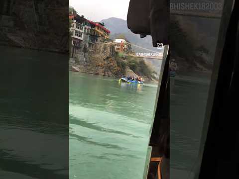 Rishikesh River Rafting and boat ride #travel #rishikesh #riverrafting #rafting #river #ganga #fyp