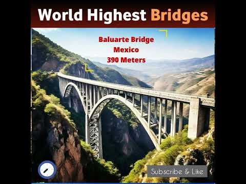 Breathtaking Heights! Top 5 Highest Bridges in the World #HighestBridges