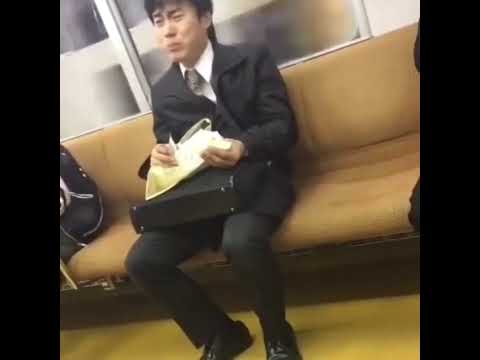 the man who was eating on the train and crying...i can feel