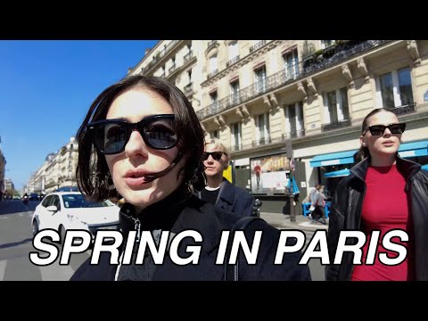 paris in spring: friends visiting, shopping good clothes and good memories