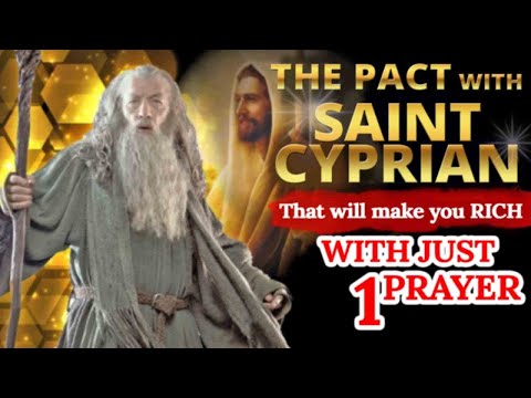 🤝 The PACT with SAINT CYPRIAN, that will make you RICH, just by praying once 😇