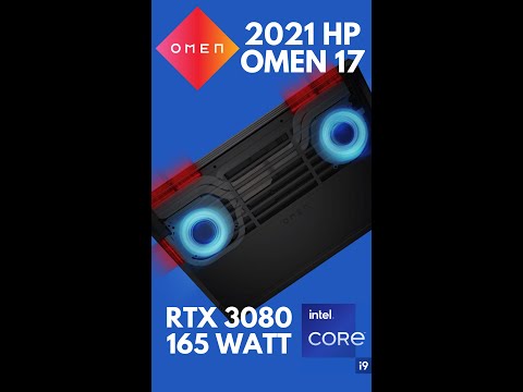 🔥 HP Omen 17 (2021) i9-11900H + RTX 3080 (165W) #Shorts