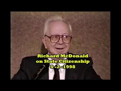 RICHARD MCDONALD ON STATE CITIZENSHIP (5/2/1998)