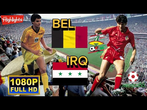 BELGIUM  vs IRAQ 2-1 / WORLD CUP MEXICO 1986 / Full HD 1080p