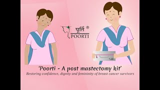 Instructions to use post-mastectomy prosthesis kit 'POORTI'