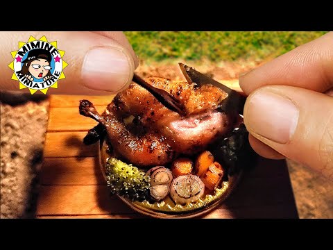 미니어쳐 칠면조 BBQ🍖 미니 크리스마스 트리🎄 Real Miniature Cooking -Turkey BBQ / Miniature Food