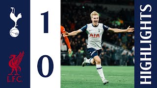 Tottenham Hotspur 1-0 Liverpool | Carabao Cup Highlights | Bergvall settles semi-final first leg!