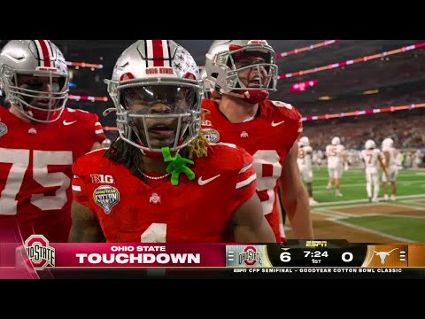 Quinshon Judkins starts the scoring in the Cotton Bowl with a rushing TD | ESPN College Football