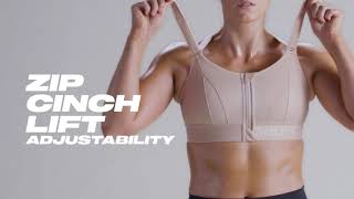 SHEFIT® Ultimate Sports Bra. High Impact, Maximum, Adjustable Support.