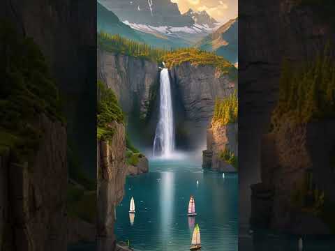 Beautiful Waterfall #shortsvideoviral