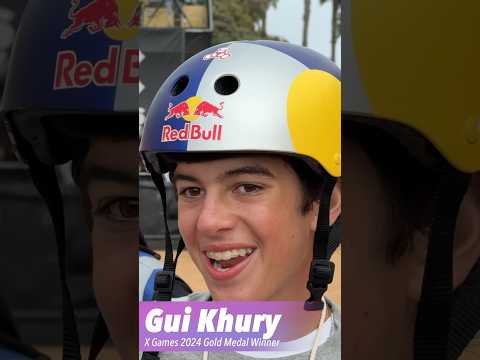 Interview with Gui Khury 🥇 #skateboarding #xgames