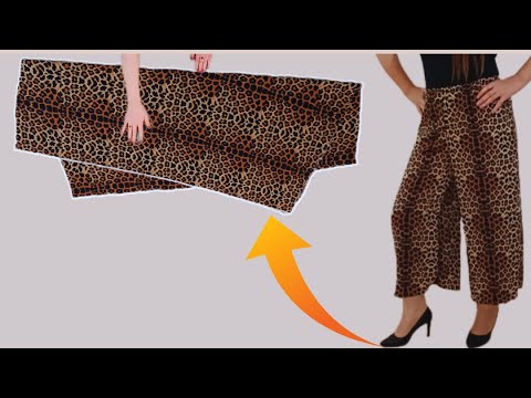 Very Easy Pants Cutting and Stitching SUPER METHOD|for beginners