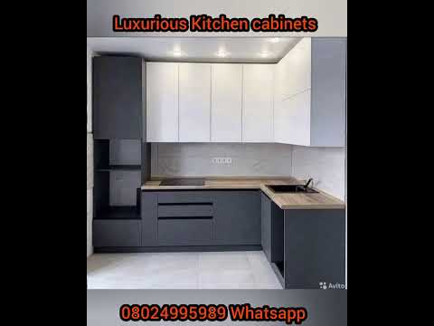 Building Luxurious Kitchen cabinets using High quality materials in Nigeria.