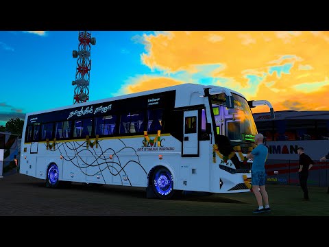 SETC Vaanavil Bus Marthandam to Chennai Realsitic Look | #ets2mods #setcbusmod