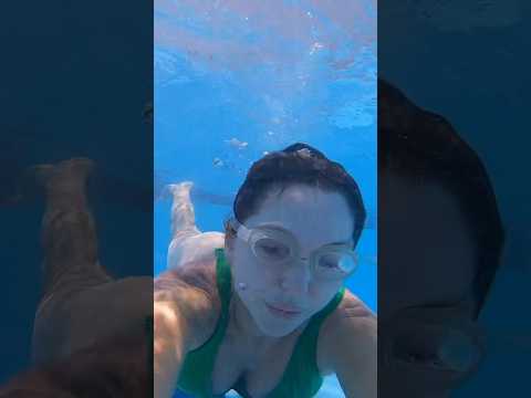 Underwater bubble blowing check out our members only videos.#breath #underwater #pool #members