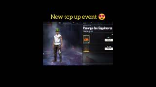 New top up event 😍 || Garena Free fire. #shorts