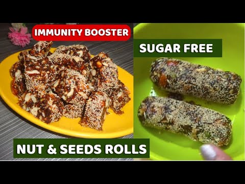 Healthy Energy Bar Recipe | न चीनी न गुड़ 1000 फायदे वाली डबल एनर्जी से भरपूर |  Seed -Dates Recipe|