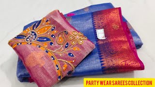 💖🌺Nita Ambani & Tissue Sarees Collections (11.01.2024) Party wear sarees collection 🔥