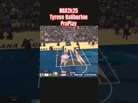 NBA2k25 Tyrese Haliburton ProPlay #nba2k25 #nba2kgameplay #tyresehaliburton