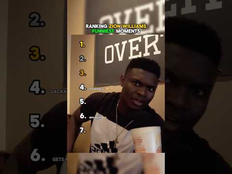 Ranking Zion Williamson Funniest Moments 😭💀