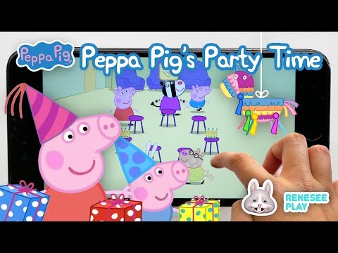 Peppa plays musical Chairs & Pass the Parcel at Party Time