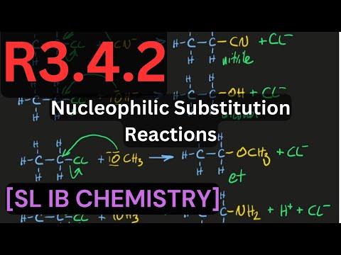 R.3.4.2 Nucleophilic Substitution Reactions [SL IB CHEMISTRY]