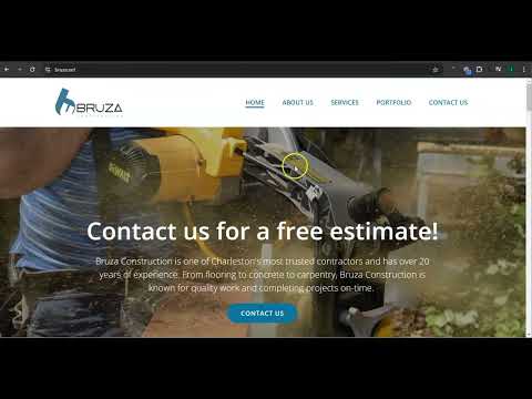 Website Analysis Video for Bruza Construction