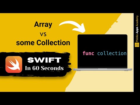 Array vs some Collection | SWIFT IN 60 SECONDS | #14