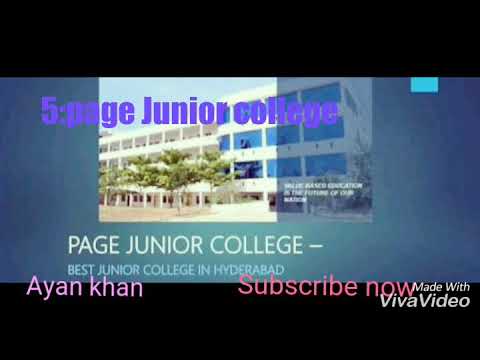 Top 5 junior colleges of Hyderabad,, best colleges of Hyderabad