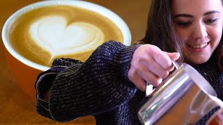 Coffee Lovers Learn To Do Latte Art