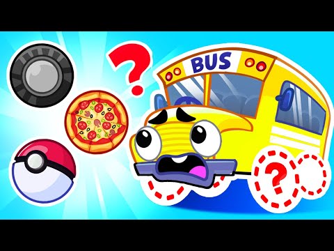 School Bus Lost Wheel Song + More Kids Songs and Nursery Rhymes by VocaVoca🥑