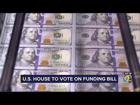 Federal spending bill up for vote Tuesday afternoon