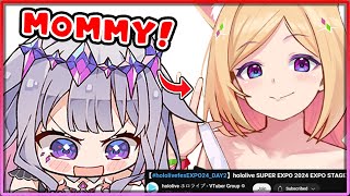 [ENG SUB/Hololive] Biboo instinctively called Akirose "Mommy" in the Hololive Official Stream.