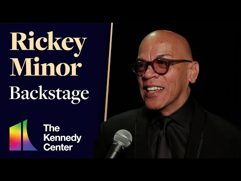 Rickey Minor backstage at the 2024 Kennedy Center Honors