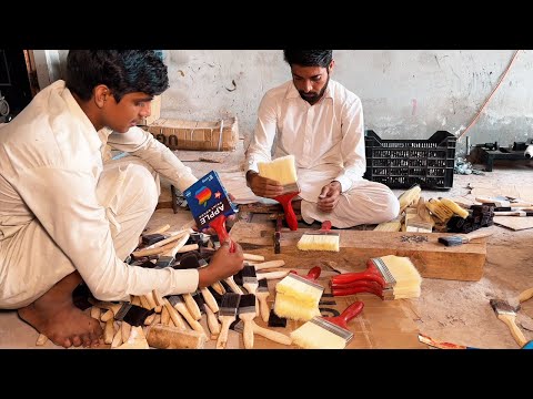 Behind the Scenes Production It's Amazing How Easy To Make Whitewash Paint Brush