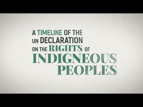 A timeline of the UN Declaration on the Rights of Indigenous Peoples