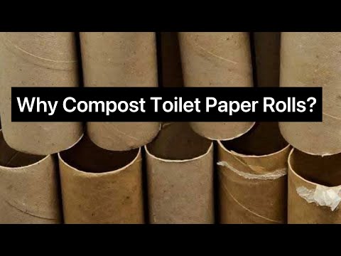 Why Compost Toilet Paper Rolls?