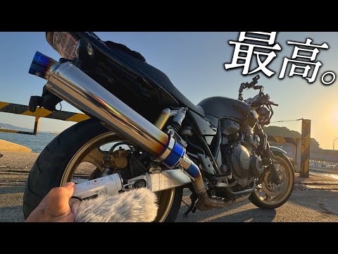 【CB400】結局チタンマフラー着けたら最高だった件