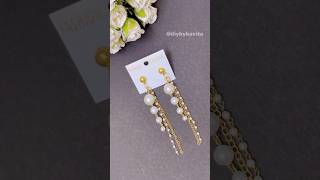 5 Minutes Easy Diy Korean Earrings😍 #creative #diycrafts #diyearings #youtubeshorts #viral #diy