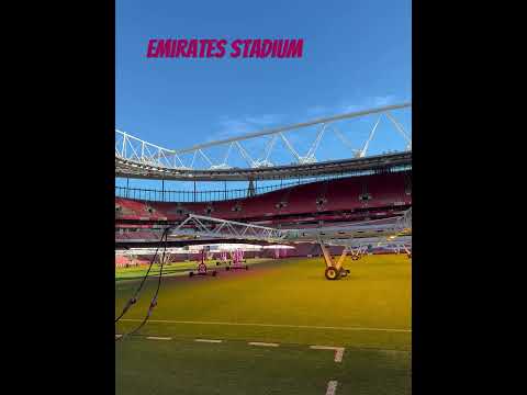 Emirates stadium 🏟️ views from inside #football #shortvideo