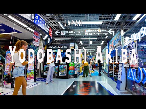 Yodobashi Akiba 4K Walking Tour (Tokyo Japan) - Tour with Captions & Immersive Sound.ヨドバシ秋葉原.