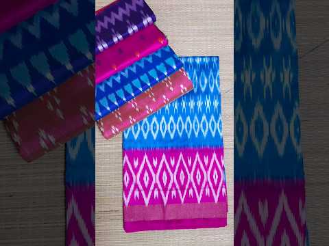 Pure pattu Pochampally sarees | Light weight Ikkat pattu sarees