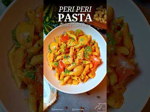 Peri Peri Pasta | Pasta in Peri Peri Sauce | Home-Made Peri Peri Masala | Desi Pasta | #shorts