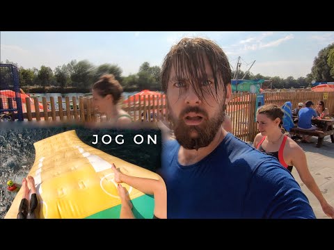 Falling off a waterslide - Liquid Leisure, Windsor