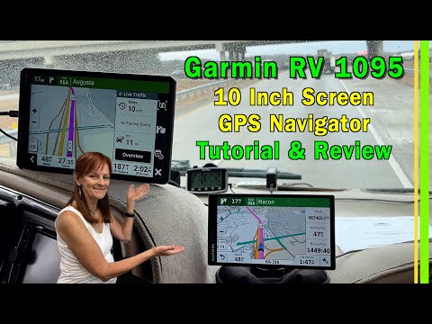 Garmin RV1095 10 Inch Screen GPS Navigator Tutorial and Review-EP303