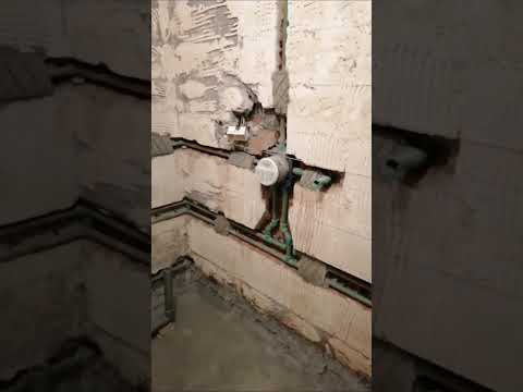 Water supply and drainage pipes in toilets #plumbingengineering #youtubeshorts #water #pipe #nbc