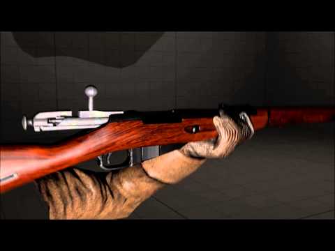 [SFM] Mosin Nagant rifle - Show animation